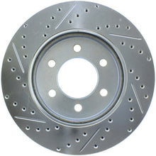 Load image into Gallery viewer, StopTech 02-06 Ford Expedition / 02-06 Lincoln Navigator Sport Slotted &amp; Drilled Front Left Rotor