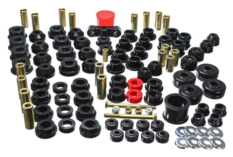 Energy Suspension 88-91 Honda Civic/CRX Black Hyper-Flex Master Bushing Set - GTR Auto