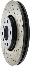 Load image into Gallery viewer, StopTech 03-09 Saab 9-3 Slotted &amp; Drilled Left Front Rotor
