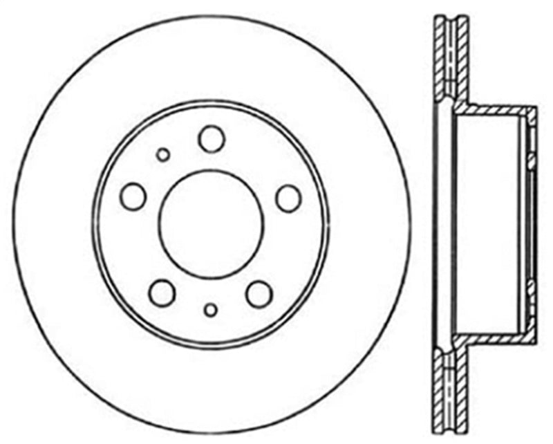StopTech Slotted & Drilled Sport Brake Rotor