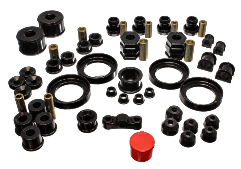 Energy Suspension 99-00 Honda Civic Si Black Hyper-Flex Master Bushing Set - GTR Auto