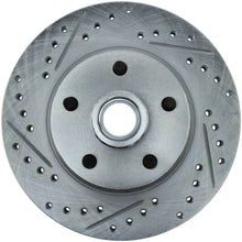 Load image into Gallery viewer, StopTech 68-69 Ford Mustang Right Slotted &amp; Drilled Brake Rotor - Front