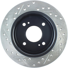 Load image into Gallery viewer, StopTech Power Slot 89-98 Nissan 240SX Slotted &amp; Drilled Right Rear Rotor
