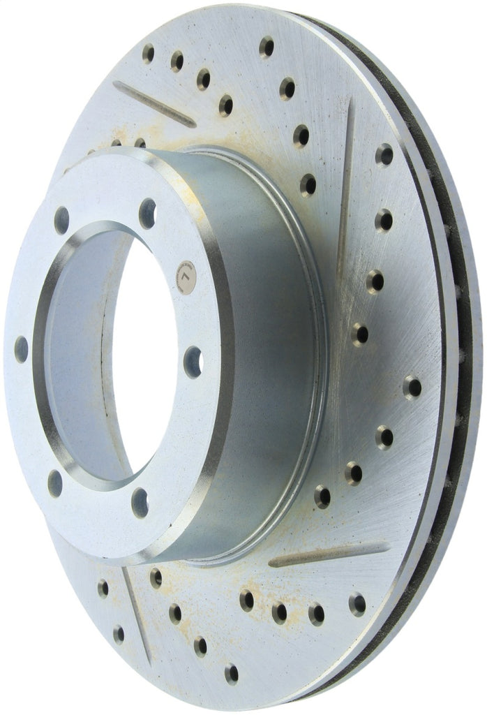 Stoptech 86-09 Toyota 4Runner / Hilux Select Sport Drilled/Slotted Rotor Front Left