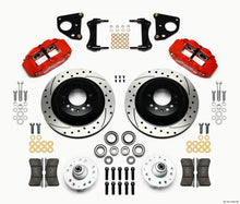 Load image into Gallery viewer, Wilwood Narrow Superlite 6R Front Hub &amp; 1PC Rtr Kit 12.88in Dril -Red 62-72 CDP B &amp; E Body-Drum