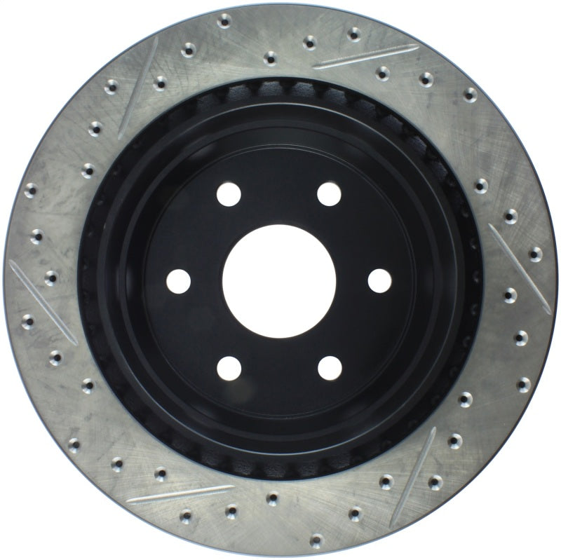 StopTech Power Slot 02-06 Escalade / 03-06 Avalance 1500 Rear Left Drilled & Slotted Rotors