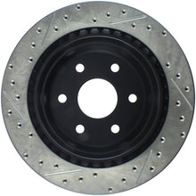 Load image into Gallery viewer, StopTech Power Slot 02-06 Escalade / 03-06 Avalance 1500 Rear Left Drilled &amp; Slotted Rotors