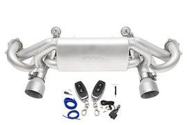 SOUL 2020+ Porsche 718 GT4/Spyder/GTS 4.0L Valved Exhaust - Sig Satin Straight Dual Wall Tips - VC