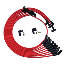 Load image into Gallery viewer, Moroso SBC Under Header 135 Deg Plug HEI Ultra Spark Plug Wire Set - Red