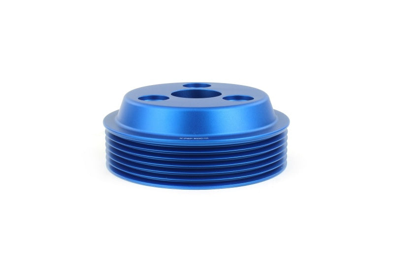 PERRIN 22-25 Subaru WRX / 21-25 Crosstrek / 20-25 LGT/OBXT/FXT Lightweight Water Pump Pulley - Blue - GTR Auto