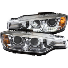 Load image into Gallery viewer, ANZO 2012-2015 BMW 3 Series Projector Headlights w/ U-Bar Chrome (HID Compatible)