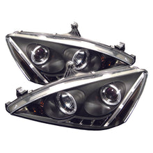 Load image into Gallery viewer, Spyder Honda Accord 03-07 Projector Headlights LED Halo Amber Reflector LED Blk PRO-YD-HA03-AM-BK