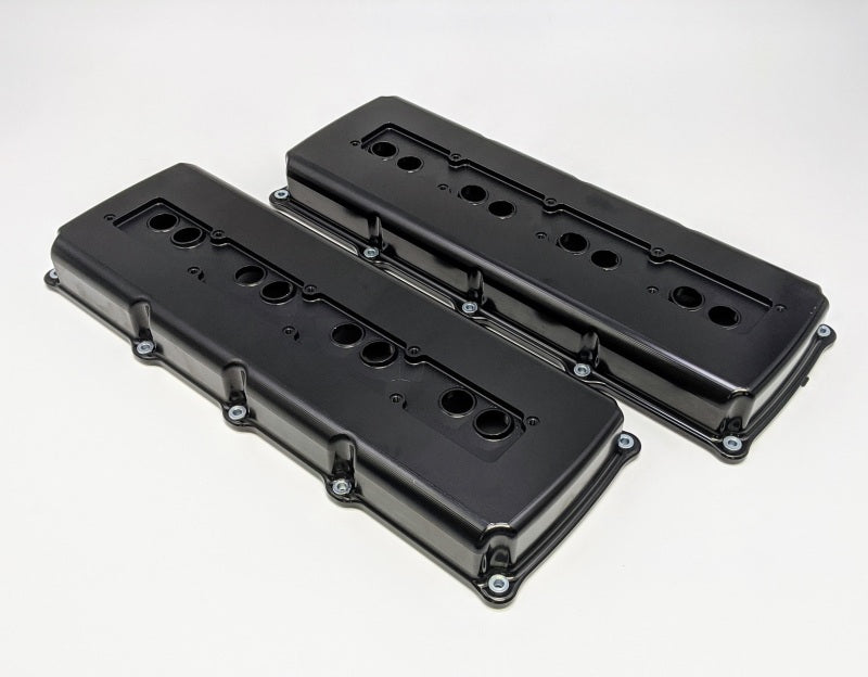 Granatelli 10-22 Dodge HEMI 5.7L/6.1L/6.2L/6.4L Billet Valve Cover Set - Black Anodized