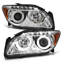 Load image into Gallery viewer, ANZO 2005-2010 Scion Tc Projector Headlights w/ Halo Chrome (CCFL)