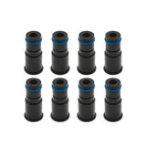BLOX Racing 11mm Adapter Top (1in) w/Viton O-Ring & Retaining Clip (Set of 8)