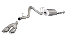 Corsa 2011-2013 Chevrolet Silverado Crew Cab/Std. Bed 2500 6.0L V8 Polished Sport Cat-Back Exhaust