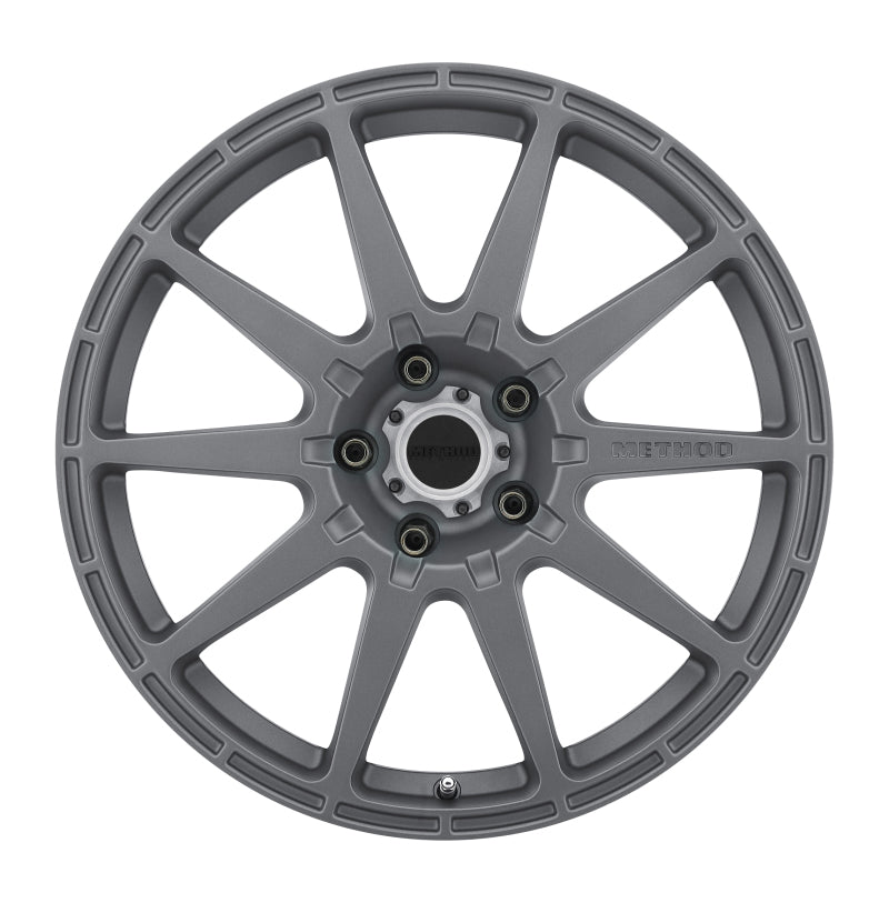 Method MR501 RALLY 17x8 +42mm Offset 5x4.5 67.1mm CB Titanium Wheel