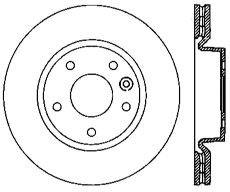 StopTech Slotted Sport Brake Rotor