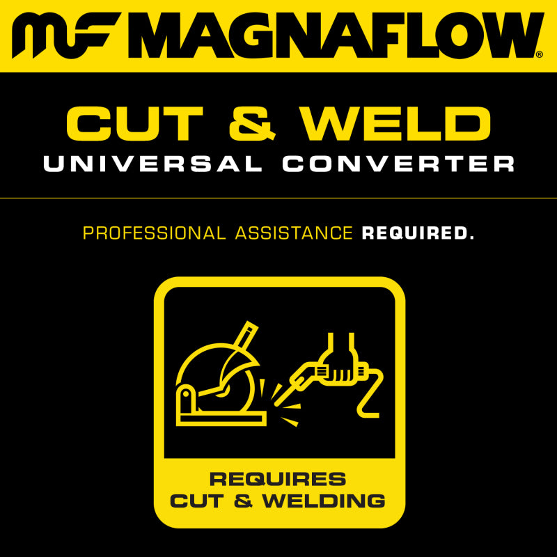 MagnaFlow Conv Univ 3 W/O2 Boss