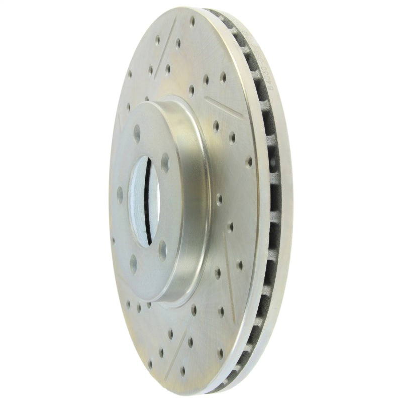 StopTech Select Sport 96-97 Ford Thunderbird Slotted and Drilled Right Front Rotor