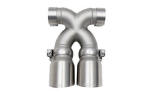 Load image into Gallery viewer, SOUL 17+ Porsche 718 Cayman / Boxster Bolt-On X-Pipe w/ Tips - Slash Cut Brushed Finish Tips