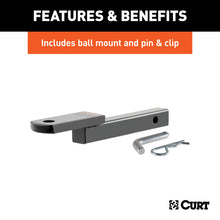 Load image into Gallery viewer, Curt 07-11 Mini Cooper (Hardtop) Class 1 Trailer Hitch w/1-1/4in Ball Mount BOXED