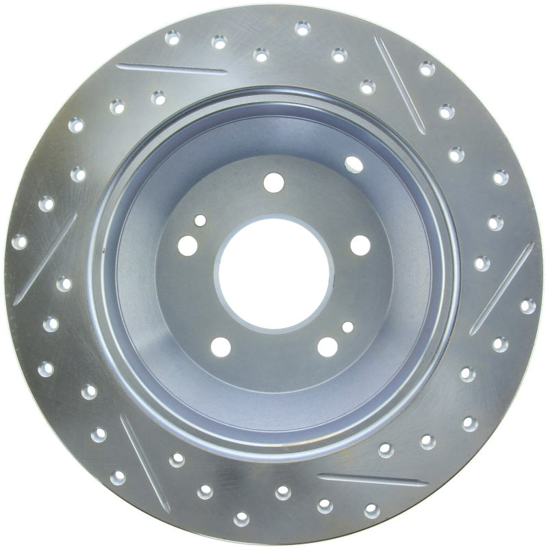 StopTech Select Sport 10-17 Hyundai Santa Fe Sport Slotted & Drilled Right Rear Brake Rotor