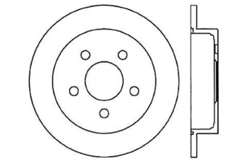 StopTech Drilled Sport Brake Rotor
