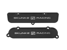 Load image into Gallery viewer, Skunk2 Black Anodized Billet 6061 Aluminum Intake &amp; Exhaust Port Covers - K-Series Cylinder Heads