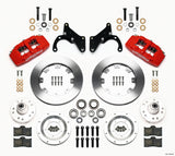 Wilwood Dynapro 6 Front Hub Kit 12.19in Red 69-70 Impala Drum/Disc 69-82 Vette