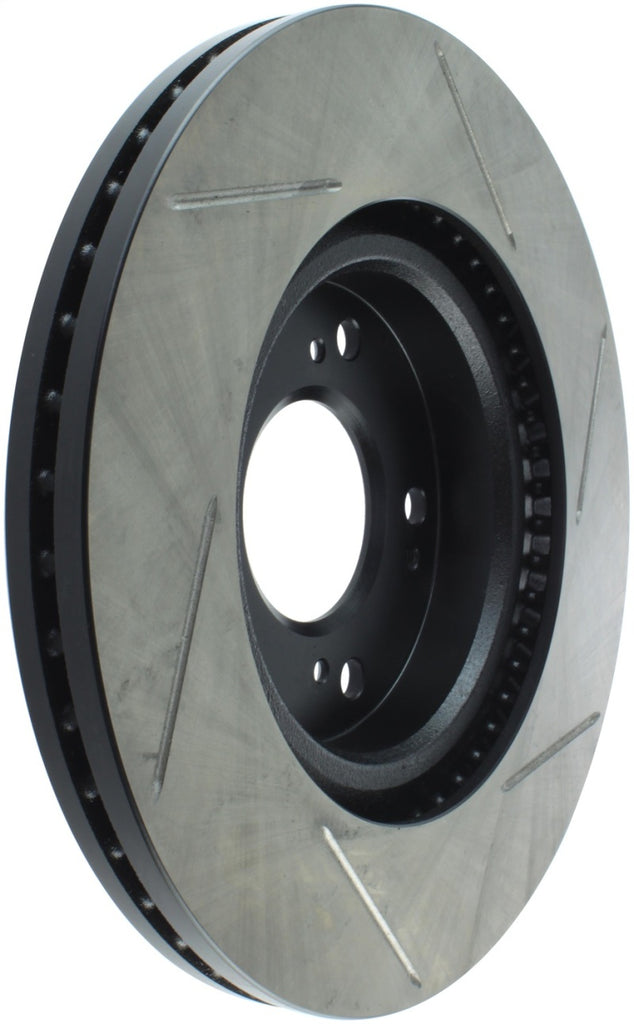 StopTech Power Slot 06-09 Mitsubishi Eclipse GS 4cyl / GT 6cyl Slotted Right Front Rotor