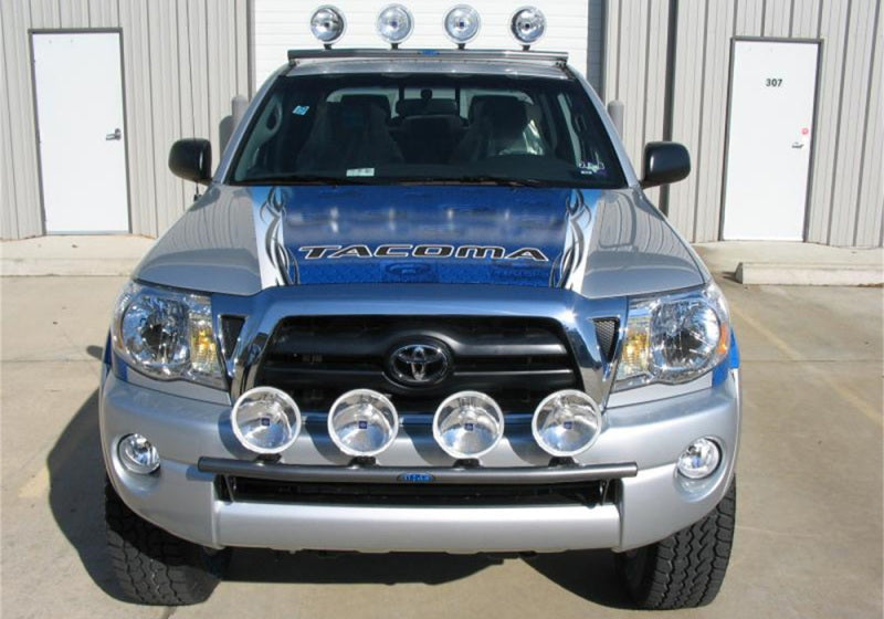 N-Fab Light Bar 05-11 Toyota Tacoma - Gloss Black - Light Tabs