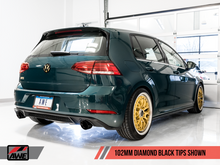 Load image into Gallery viewer, AWE Tuning VW MK7 GTI Track Edition Exhaust - Diamond Black Tips