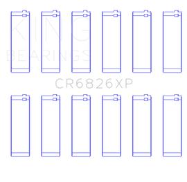 King Engine Bearings For GM / Holden 3.6L LF4 / LFX / LGX (Size STD) Performance Rod Bearing Set