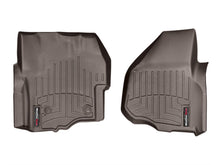 Load image into Gallery viewer, WeatherTech 2014-2015 Ford F-250/F-350/F-450/F-550 Front FloorLiner - Cocoa