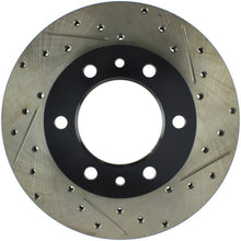 Load image into Gallery viewer, StopTech 81-89 Toyota Land Cruiser Slotted &amp; Drilled Front Left Rotor