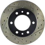 StopTech 81-89 Toyota Land Cruiser Slotted & Drilled Front Left Rotor