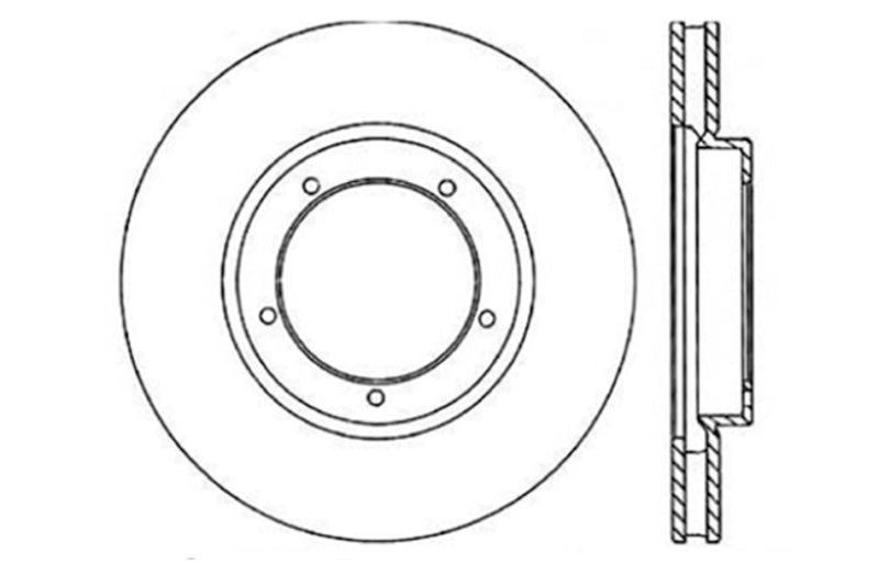 StopTech Slotted & Drilled Sport Brake Rotor