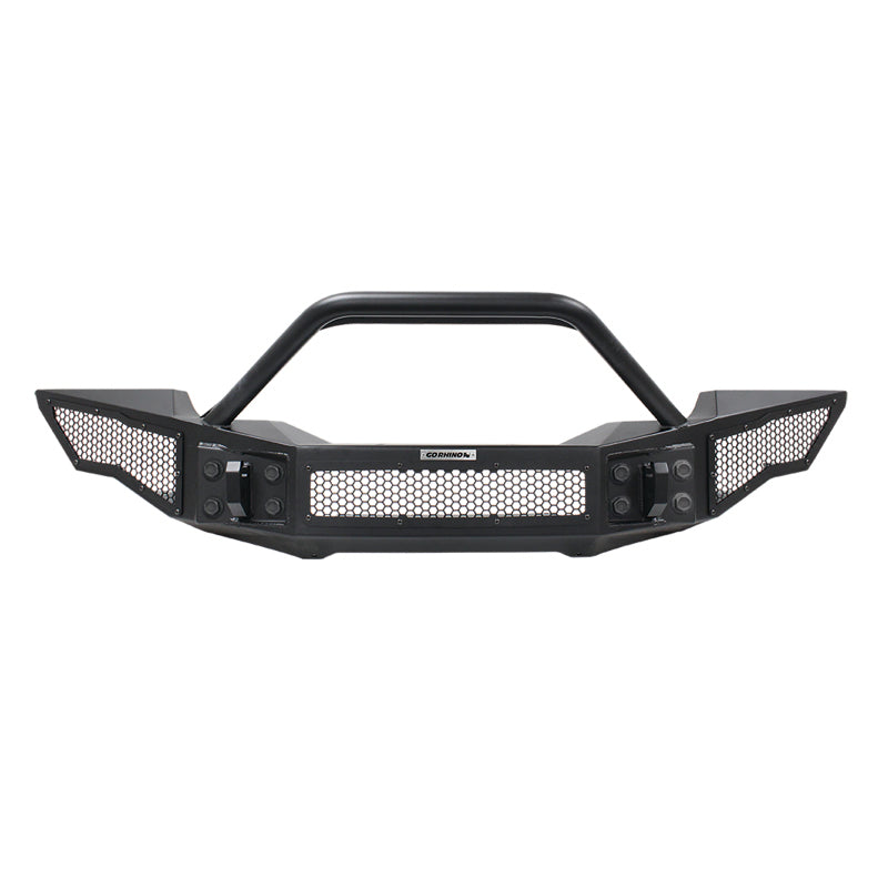 Go Rhino 07-20 Jeep Wrangler JL/JLU/JK/JKU/Gladiator JT Rockline Full Width Bumper w/ Overrider - GTR Auto
