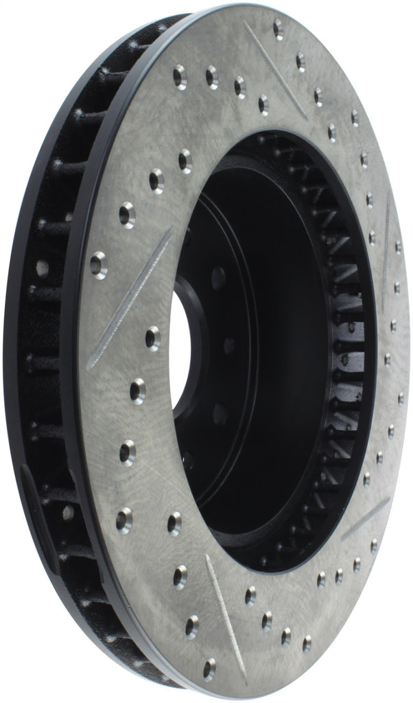 StopTech 63-82 Chevrolet Corvette Front Right Slotted & Drilled Rotor