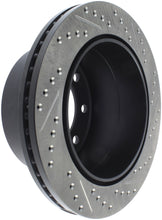 Load image into Gallery viewer, StopTech 04-09 Silverado 3500 4WD/06-09 2WD (Dual Rear Wheel) Slotted &amp; Drilled Right Rear Rotor