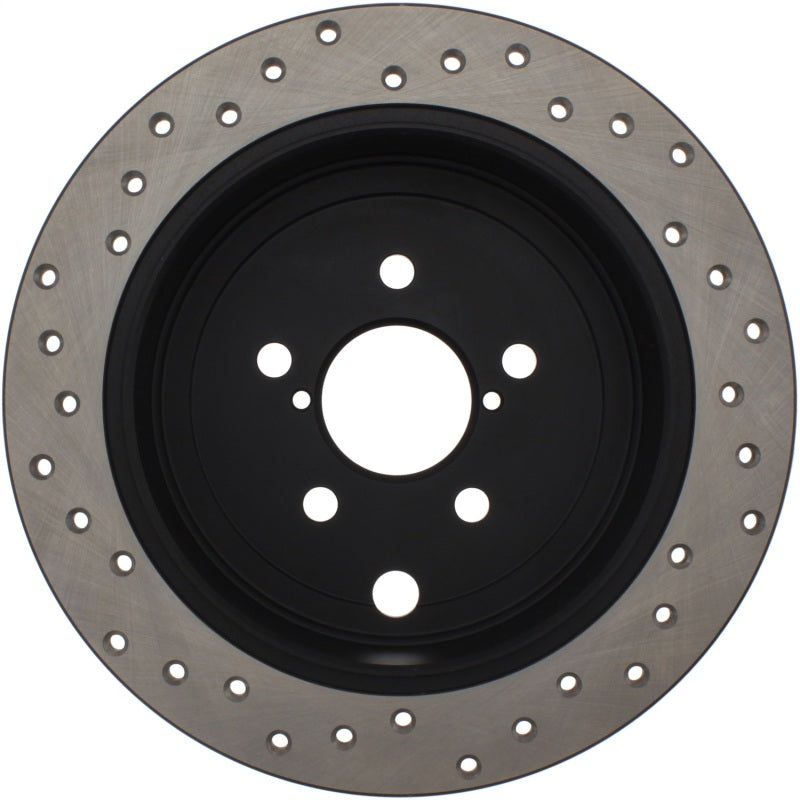 StopTech 08-14 WRX Drilled Left Rear Cryo Rotor