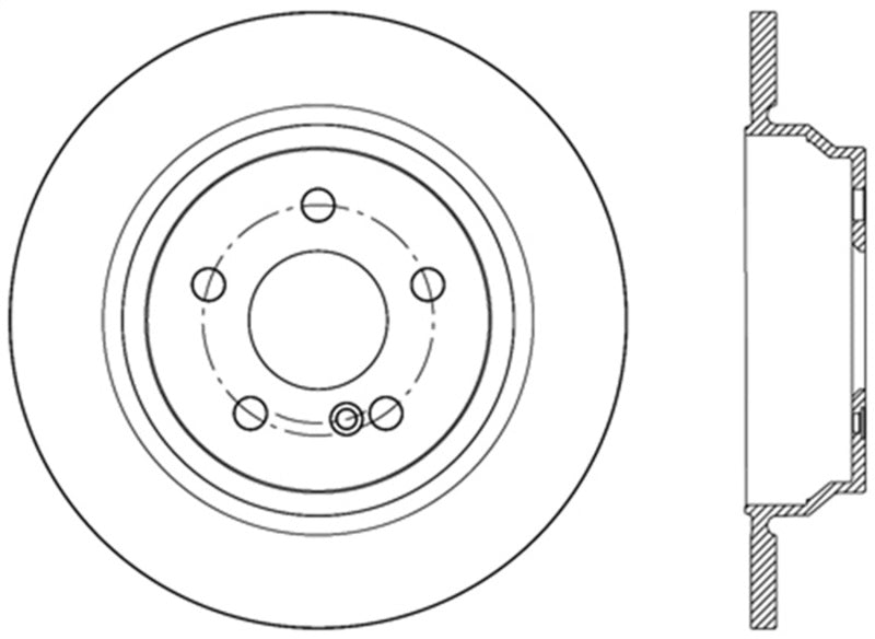 StopTech Drilled Sport Brake Rotor