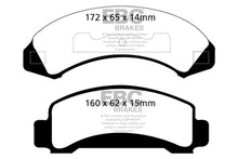 Load image into Gallery viewer, EBC 87-88 Ford Aerostar 2.3 Greenstuff Front Brake Pads