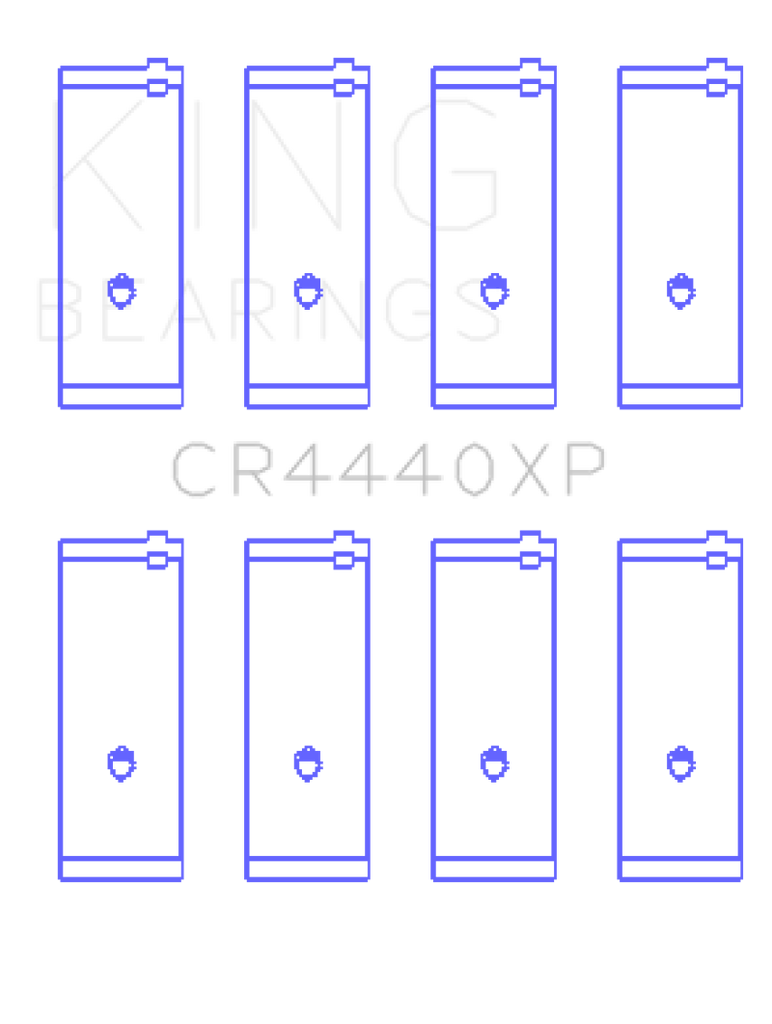 King Engine Bearings Ford Cortina 2000 XL - European (Size STD) Performance Rod Bearing Set