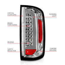 Load image into Gallery viewer, ANZO 15-21 Chevy Colorado LED Taillights w/ Light Bar Chrome Housing Clear Lens