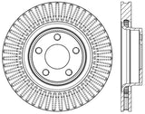 StopTech 15-17 Ford Mustang Drilled Sport Right Front Rotor