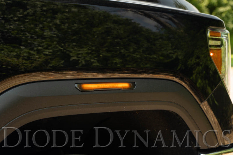Diode Dynamics 20-21 Sierra 2500/3500 HD LED Sequential Sidemarkers - Amber Set