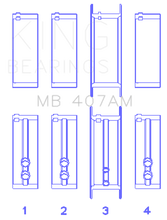 Load image into Gallery viewer, King Engine Bearings Chrysler Valient Crankshaft Main Bearings