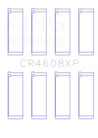 King Engine Bearings Toyota 2ZZ-GE (Size .026) Connecting Rod Bearings (Set of 4)